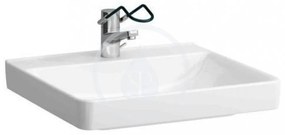 LAUFEN Pro Liberty Umývadlo, 600 mm x 550 mm, 1 otvor na batériu, bez prepadu, biela H8119500001561