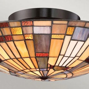 Quoizel QZ-INGLENOOK-F-SMALL-Stropné svietidlo INGLENOOK 2xE27/60W/230V priemer 40,7 cm