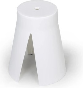 Plastová stolička RIKO, biel