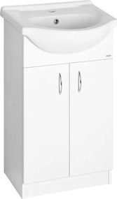 Aqualine SIMPLEX ECO 50 umývadlová skrinka vrátane umývadla 47x83, 5x29cm SIME500