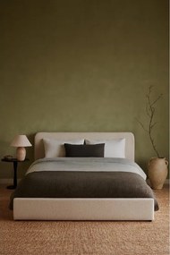 Noela Čalúnená posteľ s úložným priestorom biela TEDDY 140