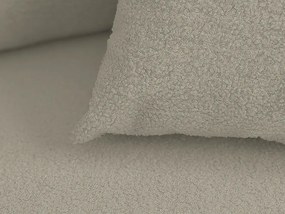 Rozkladacia obojstranná sedacia súprava do L SMART BOUCLE 232x143 cm, sivobéžová