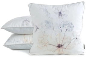 DEKORAČNÁ OBLIEČKA NA VANKÚŠ VELVET 127 45X45 CM KVETY