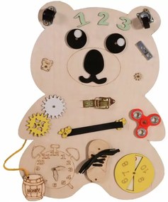 Interaktívna detská tabuľa - MACKO - prírodná