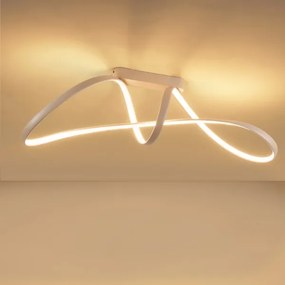 Brilagi-LED Stmievateľný prísadený luster TWISTER LED/60W/230V 3000-6000K béžový + diaľkové ovládanie