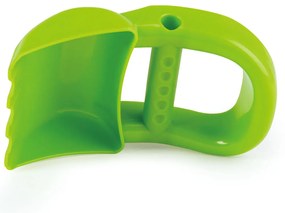 Ručný bager, zelený - hračka do piesku