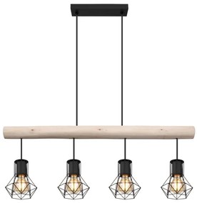 Globo 54017-4H3 - Luster na lanku PRISKA 4xE27/40W/230V