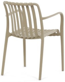 Autronic - Židle jídelní, stohovatelná, cappucino plast - CT-X7029 CAP AKCE