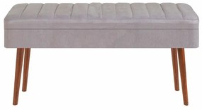 Lavica Vina 2 Grey and Walnut
