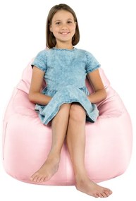 Kreslo Porto ekokoža metalic ružové