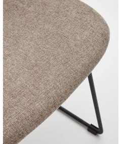 Svetlohnedé jedálenské stoličky v súprave 1 ks Zahara – Kave Home