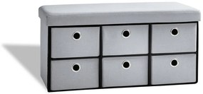 Livarno home Lavica s úložným priestorom (bledosivá)  (100342326)