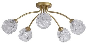 Searchlight 11525-5GO - Prisadené stropné svietidlo ASTRAL 5xG9/33W/230V zlaté