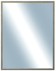 DANTIK - Zrkadlo v rámu, rozmer s rámom 70x90 cm z lišty Y-ka červená linka (3130)