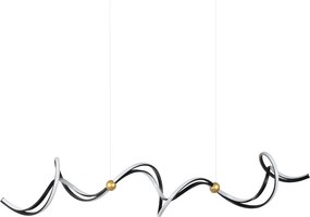 Závesné LED svietidlo Colia, 1x LED 55w, 4000k, b/g