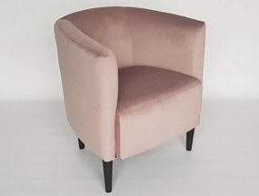 Kreslo Navara, ružová látka