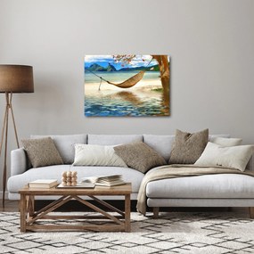 Obraz - Relax na pláži (70x50 cm)
