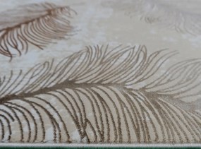 Koberec Allianz 6304 BEIGE – béžový vzorovaný obdĺžnik Rozmer: 80x150 cm