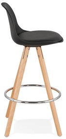 Čierna barová stolička Kokoon Anau, výška 64 cm