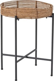 Záhradná lounge súprava z umelého ratanu v prírodnej farbe pre 2 osoby Dudine – Bloomingville