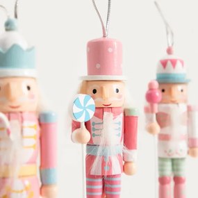 Závesná vianočná dekorácia NUTCRACKER FAIRYTALE luskáčik 754425 (3 ks)