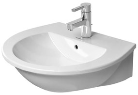 Duravit Darling New - Umývadlo s prepadom 550x480 mm, biela 2621550000