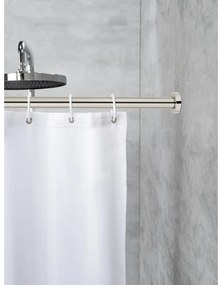 Teleskopická tyč v striebornej farbe do kúpeľne Wenko Luz, dĺžka 110-185 cm