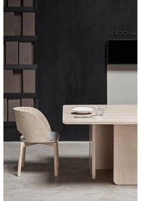 Jedálenský stôl v jaseňovom dekore Teulat Arq, 137 x 137 cm