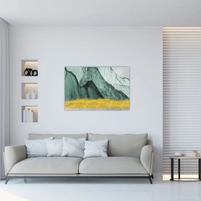 Obraz - Smaragdové hory N⁰2 (90x60 cm)