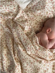 Béžová detská obliečka do postieľky z Bio bavlny 70x100 cm Augusta – Cam Cam Copenhagen