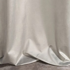 Dekorstudio Luxusný zamatový záves so strapcami v sivej farbe