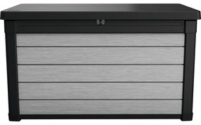 Sivý/hnedý záhradný úložný box Denali – Keter