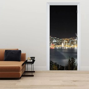 Fototapeta na dvere - Brooklynský most a New York (95x205cm)