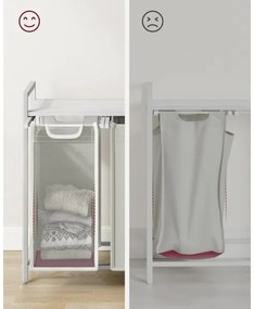 Kôš na bielizeň REX biely