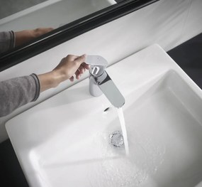Hansgrohe Focus E2, páková umývadlová batéria 100 CoolStart, s výpusťou, chrómová, HAN-31621000