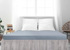 Jersey plachta z mako bavlny LUXORA 90x200 cm svetlosivá
