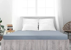 Jersey plachta z mako bavlny LUXORA 90x200 cm svetlosivá