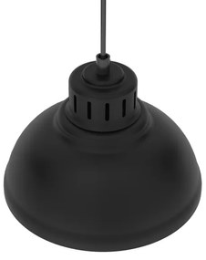 Luster na lanku SVEN 4xE27/15W/230V čierna