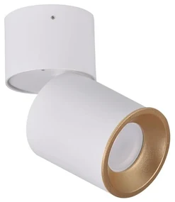 Polux Bodové svietidlo NIXA 1xGU10/10W/230V biela/zlatá SA1398