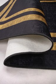 Koberec MILANO 40020-01 čierny / zlatý