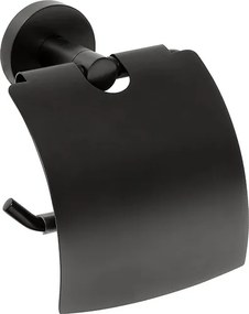 Bemeta Design DARK: Držiak toaletného papiera, s krytom - 104112010