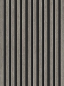 Mexen Lam-B, akustické stenové lamely 275 × 30 cm, HDF doska 4 mm, technická dyha, dub striebristý, S100-275307-3015-007