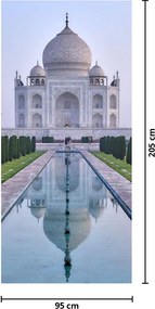 Fototapeta na dvere - Taj Mahal za východu slnka (95x205cm)