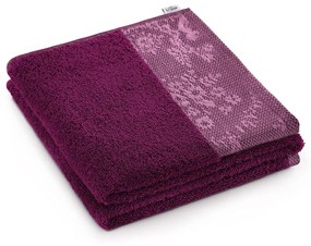 Bavlnený uterák AmeliaHome Crea rubínovo červený, velikost 50x90
