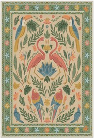 Umývateľný ženilkový koberec Birds of a Feather by Iris Apfel