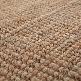 Hnedý jutový koberec Flair Rugs Jute, 200 x 290 cm