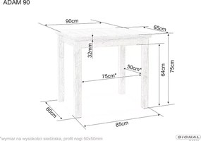 SI Stôl Adam 90