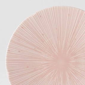 Ružový keramický tanier ø 24 cm ICE PINK - MIJ
