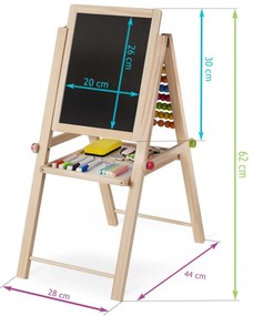 Skladacia magnetická tabuľa Ricokids