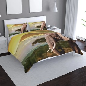 Sablio Obliečky Slon z profilu - 140x200 / 90x70